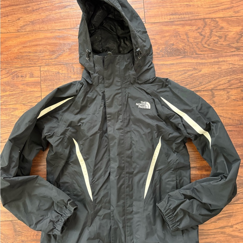 The North Face Black Hooded Jacket, women’s S/P